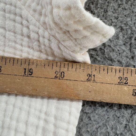 Madewell Cream Gauze Short-Sleeve Pocket Top - Picture 5 of 11